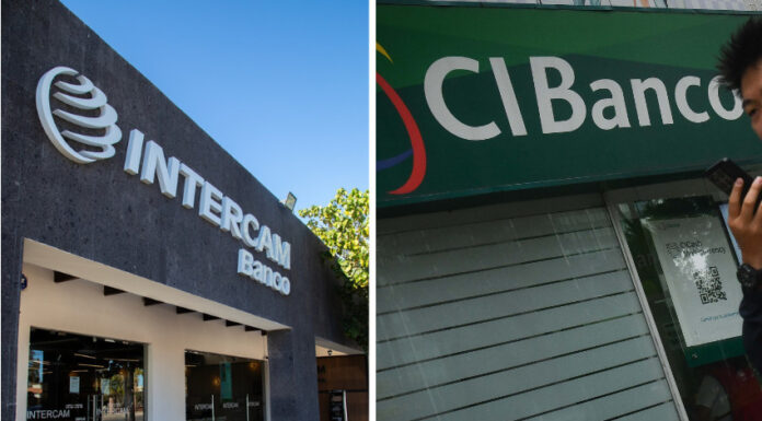 Signs for Mexican banks Intercam and CIBanco