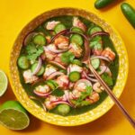A bowl of aguachile, sinaloa food
